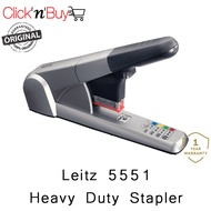 Leitz 5551 Heavy Duty Stapler. 80 Sheet Staple Capacity. Easy Front Loading Refill. Local SG Stock. 1 Year Warranty.