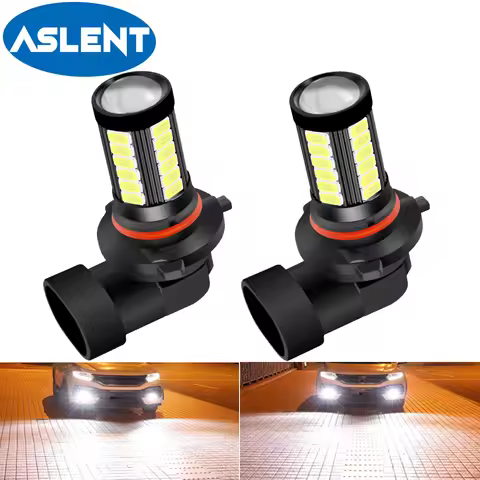 2x Led Fog Lights H11 H8 H16JP HB4 HB3 9006 9005 H9 H10 5730 33SMD 1500LM 6000K 12V White Auto Drivi