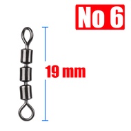 Triple Swivel Panjang Seri 3 untuk Mancing Pelindung Anti Gigi Tajam Umpan Pancing Casting Spoon