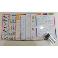 EDUCATIONAL LAMINATED CHART 7IN1
