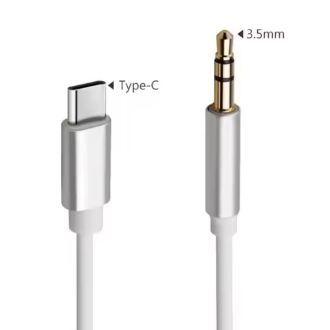 USB Type C To 3.5mm Jack TRRS/TRS AUX Cable For iPhone 17 18 Samsung Xiaomi Connector Headphone 3/4 