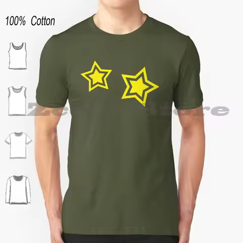 Primal Stars T-Shirt 100% Cotton Men Women Personalized Pattern Donkey Kong Donkey Kong Country Didd