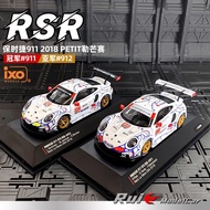 1: 43 IXO Porsche 911 RSR 2018 Petit Le Man Sai#911 #912汽车模型摆件