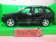 Diecast BMW x 5 merk welly skala 24 hitam