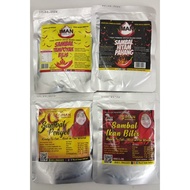 Sambal Iman (Sambal Tempoyak bilis/ Sambal Hitam Pahang/ Sambal Penyet/Sambal ikan bilis)