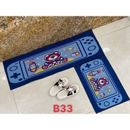 High-quality kitchen carpet set, super thick imported kitchen carpet (40x120 and 40x60)