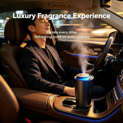Car Diffuser Portable Car Aroma Diffuser USB Charging Essential Oil Diffuser Suitable for Home Offic