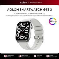 Aolon GTS 3 Smart Watch Strava Original 41mm AMOLED AOD WA Call 100+ Sports Mode IP68 Waterproof Hea