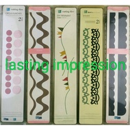 Quickutz Cutting Dies, Circle Punches, Waves, DIY Pennant, Doilies, Scallop (Option 7)