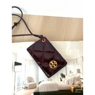 TORY BURCH WILLA LANYARD CARD HOLDER 100% AUTHENTIC READY STOCK MALAYSIA