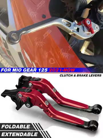 For YAMAHA MIO GEAR 125/MIO GEAR S 125 Clutch Lever Brake Lever Foldable Adjustable Handle Levers Mo