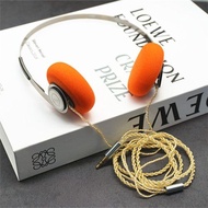 FGHF Dopamine American Retro Small Headset Wired Student Headset Influencer Halter Style Wear Lightw