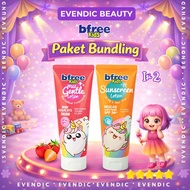 [2 PCS PACKAGE] Bfree Kids Sunscreen Lotion - Daily Lotion All Series | Evendic Beauty Kids Lotion