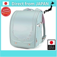 [Baobab's Wish] Sakura School Bag for Girls - One-Touch Lock, Lightweight, Luxurious Embroidery, A4 