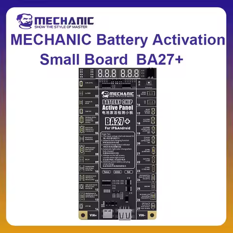 MECHANIC OFFICIAL Battery Activation Small Board BA27+ Detection Board Battery Fast Charge One-click