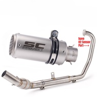 CFMOTO 250SR LITE 250NK LITE Racing Exhaust Power Boom Full System SC Project Muffler Exhaust