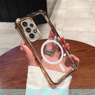 Case For Samsung Galaxy A13 A32 A52 4G 5G A52S A73 A53 Four Corners Shockproof Phone Case New Magnet