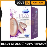 [LOVE4U] Durex Play 11 Dual-Head Vibrating Egg Mini Bullet G-Spot Vibrating USB Rechargeable Female 