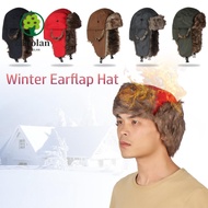 ZILUOLAN Russian Ushanka Outdoors Fur Trapper Ski Hat