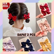 JR05 DOUBLE Ribbon Hair Clip Cute Children's Hair Clip Ribbon Model 36C2