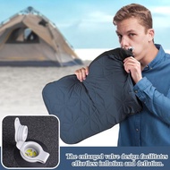 Bantal Perkhemahan dengan Sarung Boleh Ditanggalkan Saiz Besar 24“ x 15" - Bantal Tiup Ultralight un