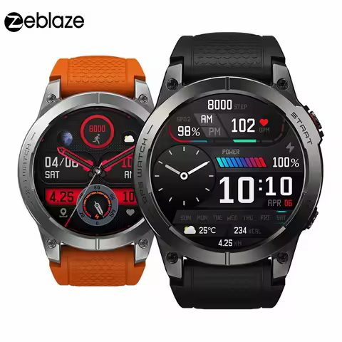 Zeblaze Stratos 3 Premium GPS Smart Watch Ultra HD AMOLED Display Built-in GPS Hi-Fi Bluetooth Phone