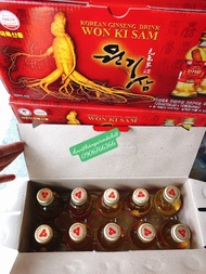 [DATE MỚI 03/2026]NƯỚC HỒNG SÂM/NHÂN SÂM NGUYÊN CỦ WON KI SAM HÀN QUỐC (120ml x 10 chai)