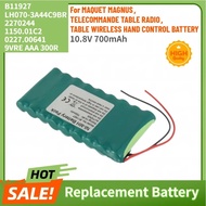 100% New 10.8V 700mAh B11927 Battery For MAQUET MAGNUS,LH070-3A44C9BR,2270244,0227.00641,9VRE AAA 30