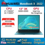 2025 Huawei Matebook X Laptop I5-1130g7/i7-1160g7 16gb512gb/1t Notebook 13 Inci 3k Ltps Skrin Sentuh