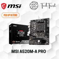 BRAND NEW MSI A520M-A PRO M-ATX AM4 Motherboard + AMD PROCESSOR COMBO WITH 3 YEAR WARRANTY
