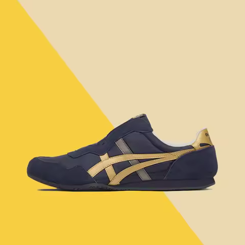 Onitsuka Tiger SERRANO SLIP-ON: Trendy, Color-Blocked, Comfortable, and Stylish Low-Top Sneakers—Uni