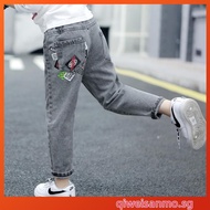 Korean Spring Casual 3-8 Year Old Baby Boy Kids Jeans