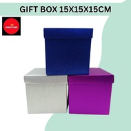 Gift Box DIY Box Kotak Hadiah Kotak Cenderahati Square 15X15X15CM