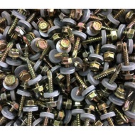 12# x 2" Self Drilling Hex Head Roofing Awning Screw for Metal/ HEX SELF DRILLING SCREW C/W WASHER