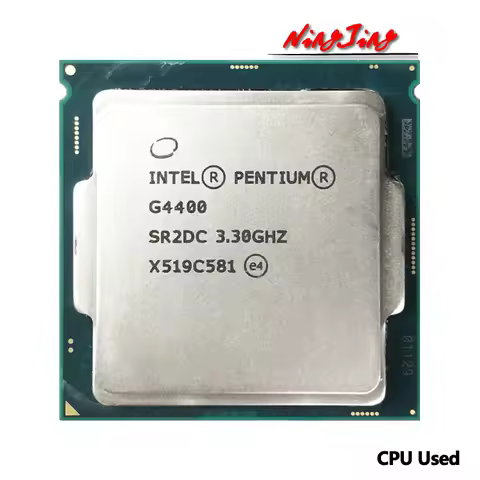 Intel Pentium G4400 3.3 GHz Dual-Core Dual-Thread 54W CPU LGA 1151