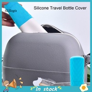 SLS_ Silicone Travel Bottle Cover Leak-proof Silicone Bottle Sleeve Leak Proof Silicone Bottle Sleeve for Travel Stretchable Portable Cover for Southeast Asian Buyers