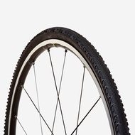 ยางจักรยานขอบยางยืดหยุ่นและน้ำหนักเบาสำหรับพื้นกรวดรุ่น 700X38 (สีดำ)