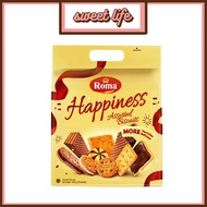 1KG ROMA HAPPINESS ASSORTED BISCUITS MORE VARIETIES DELICIOUS BISKUT CAMPUR VALUABLE PACK SANDWICH /