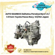 AUTO GEARBOX Daihatsu Perodua Myvi 1.3 / 1.5 from Toyota Passo Racy K3/3SZ Japan