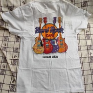 1990s vintage Hard Rock Cafe Guam tee t-shirt S small size  guitars design