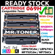 HIGH YIELD Compatible Toner Canon Cartridge 069 069H CRG069 CRG069H for Canon LBP673Cdw LBP674Cx MF7