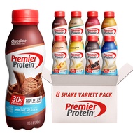 Premier Protein, Protein Shake, 8 Flavor Variety Pack, 30g Protein, 1g Sugar, 24 Vitamins & Minerals