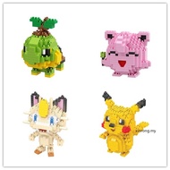 Mainan Lego Balok Bangunan Nano Diamond Pokemon Pikachu Butterfly