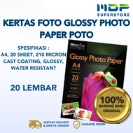 GLOSSY PHOTO PAPER PHOTO PAPER PHOTO BLUEPRINT LITE A4 - 10R 210 MICRON