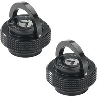 CAMPINGMOON 2pcs Cap Lid for Camping Gas Fuel Standard Canister with EN417 Lindal Valve Cassette Gas