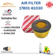 ORI DENSO TOYOTA LAND CRUISER HJ47 , BJ60 , LC80 , FZJ80 , DYNA 200 AIR FILTER ( 17801-61030 )