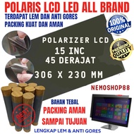 POLARIZER LCD 15 INC 45 DERAJAT POLARIS POLARIZER LCD 15 INC 45 DERAJAT