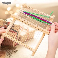 [Tooyful] Wooden Weaving Looms Kit Tapestry Loom with Comb 8.19inchx7.60inch Handmade