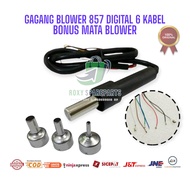 Gagang Blower + Mata Blower 857 DIGITAL 6 / 7 Kabel 857D Sudah Termasuk Element Dan Kipas Original P