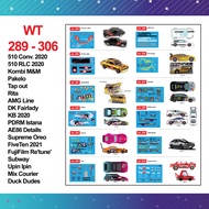 Water Slide Decal wt 289 - 306 HotWheels | ae86 initial d 510 convention RLC KOMBI M&M PAKELO DK FAI